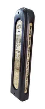 Exclusive Kabalistic Mezuzah - 24K Gold Plated - 12cm - Image 3