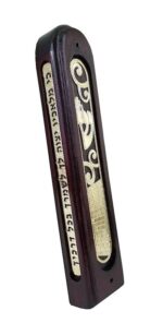 Elegant Kotel Mezuzah Case -24K Gold Plated - 12cm - Image 2