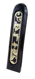 Contemporary - 24k Gold Plated Mezuzah - 12cm