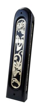 Jerusalem Flower Mezuzah -24K Gold Plated - 12cm
