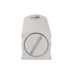 Matte Silver Mezuzah Case - Metal Shin 10 & 12cm - Image 2