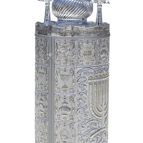 Spiral Mizmor Lamnatseach Torah Case