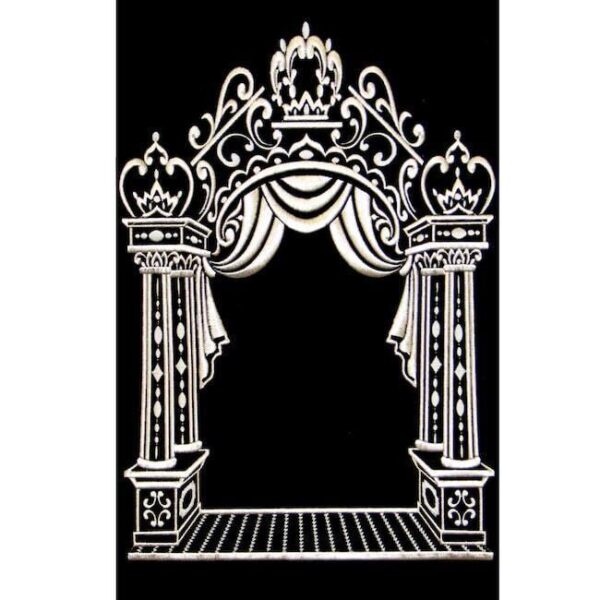 Silver Arch Torah Mantle