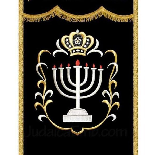 Colorful Menorah Parochet