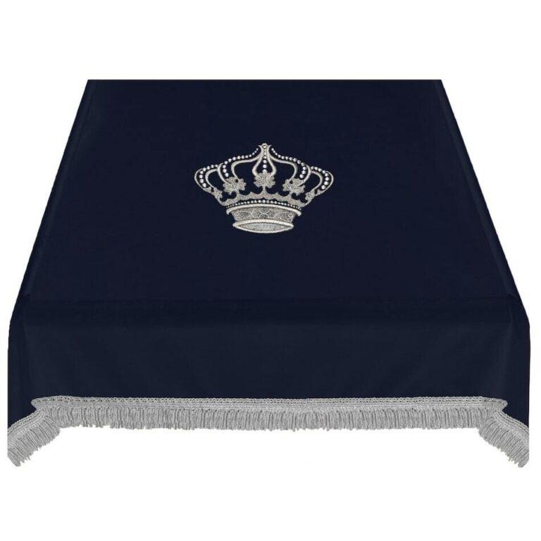 Silver Crown Bimah Cover