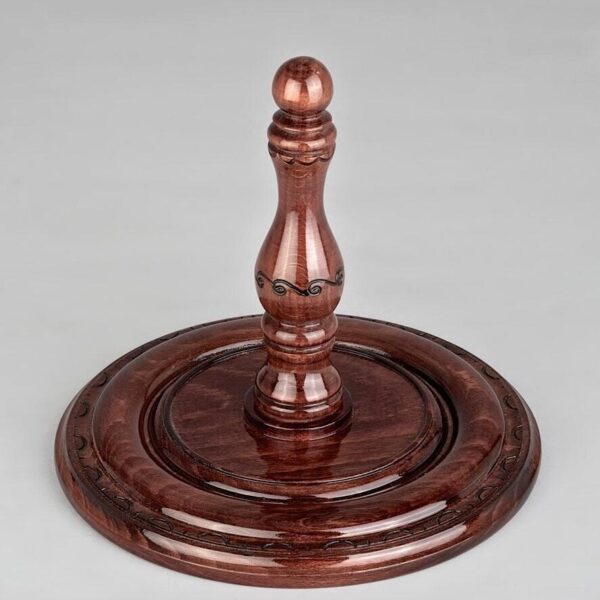 Basic Dark Wood Torah Roller