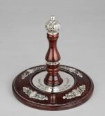 Torah Rollers - D75 Plate with Different Spindle Options - Image 4