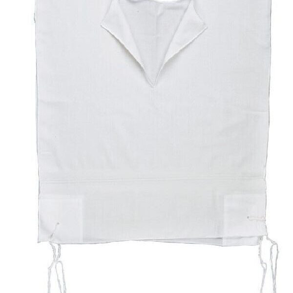 Split Neck - Arbah Kanfot Tzitzis - 100% Cotton