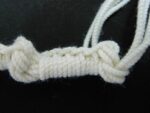 Chabad Black & White Wool Tzitzit - Avodat Yad - Image 2