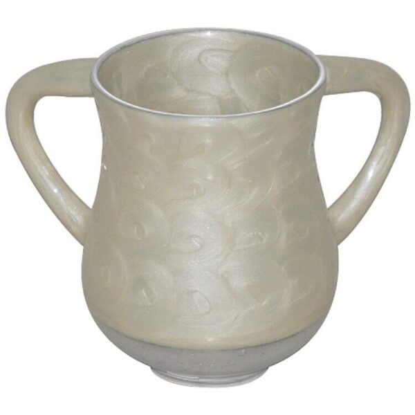 Ivory Swirls Washing Cup
