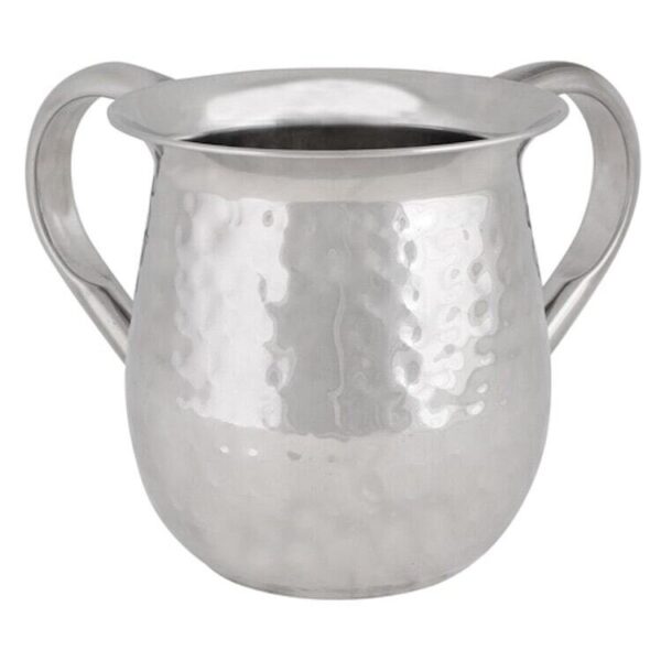 Small Hammered Stainless Steel Washing Cup