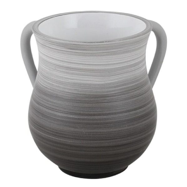 Grey Polyresin Washing Cup