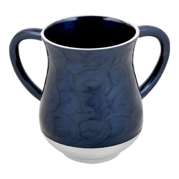 Aluminum Elegant Washing Cup Dark Blue