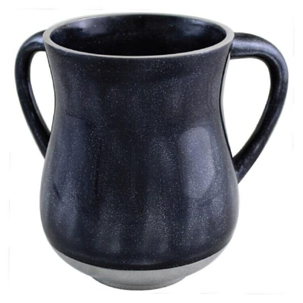 Aluminum Elegant Washing Cup Dark Gray Glitter