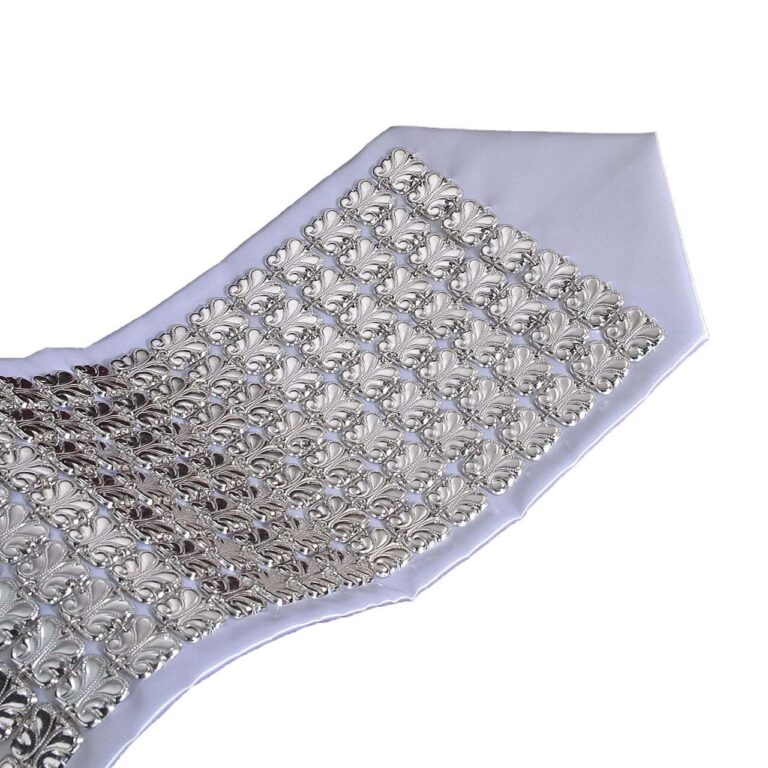 Sterling Atarah for Tallis - Small Flowered Squares