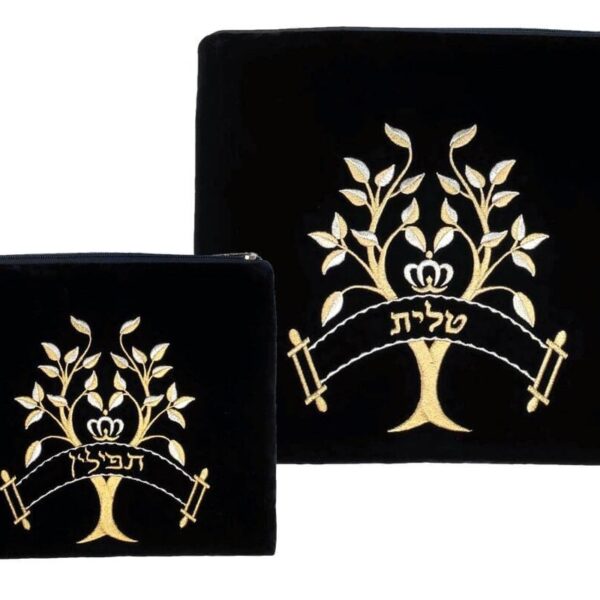 Tree of Life - Navy Blue Velvet - Medium