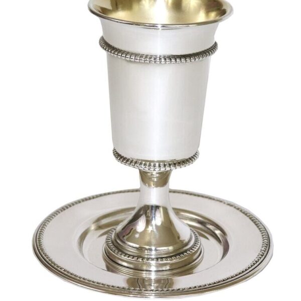 Zavdi Kadurim Halak - Kiddush Goblet Set