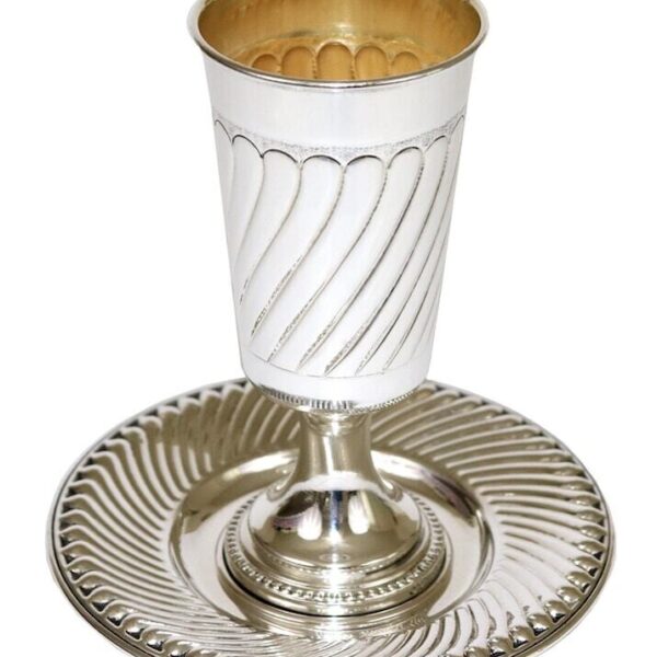 Belz Pasim Alakson - Kiddush Goblet Set
