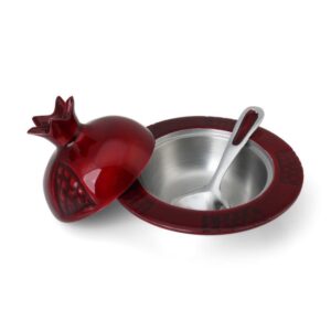 Pomegranate honey dish open view