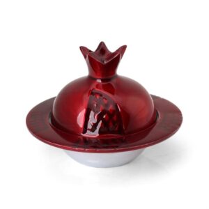 Elegant pomegranate shaped honey dish