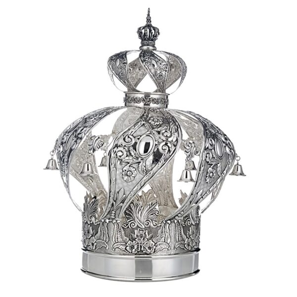 Spiral Torah Crown - Moreshet silver