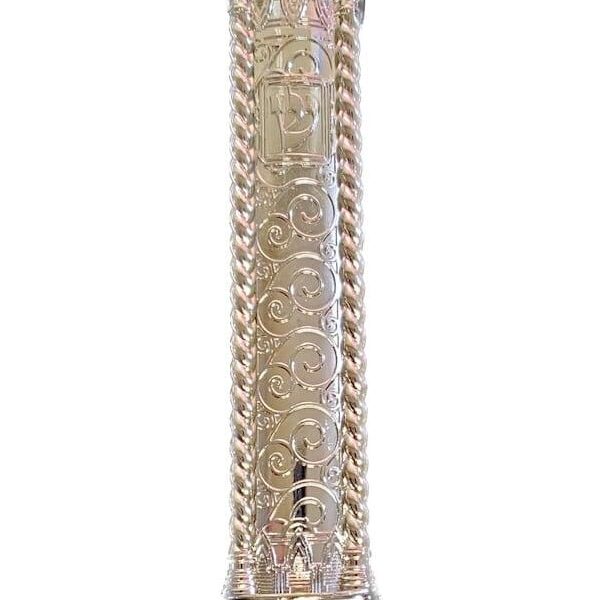 X-Large Nickel Mezuzah Case - 20cm