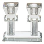 Miniature Elegant Crystal Candle Holders
