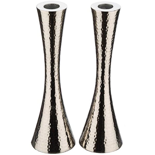 Hammered Aluminum Candlestick