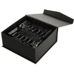 Black & Clear Crystal Candle Stick - Image 2