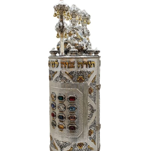 Sefardic Haftarah Case with the Breastplate of the High Priest