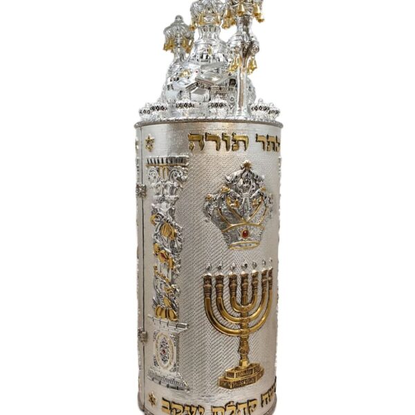 Luxuriously designed 3D Sephardic Torah Case