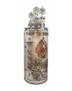 Sephardic Tik for Torah Scroll Jerusalem Temple design