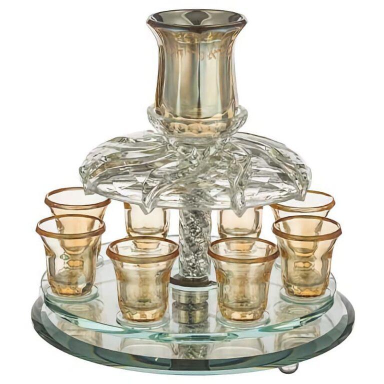 Golden Crystal Kiddush Wine Divider
