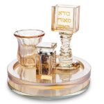 Golden Crystal Havdalah Set