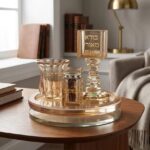 Golden Crystal Havdalah Set