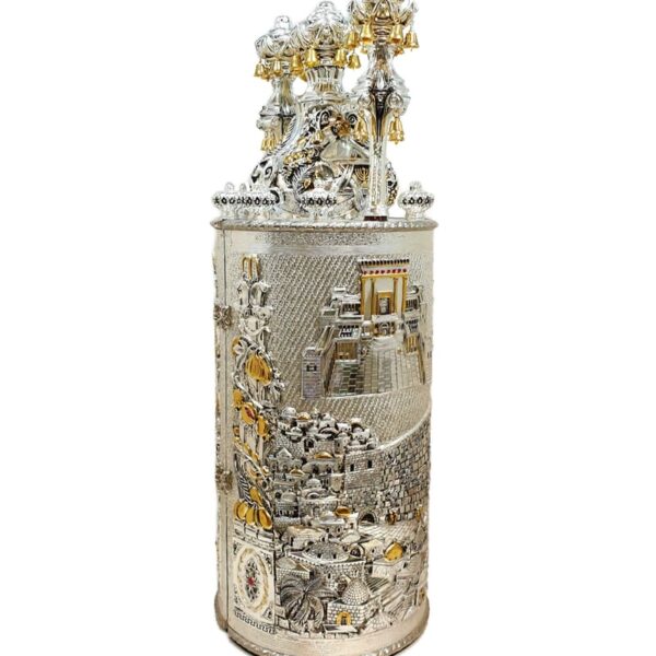 Sephardic Haftarah Case with Jerusalem Temple and Old City of Yerushalayim