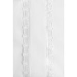 Lace Kittle - view of front button ribbon