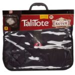 Medium Size Clear Front waterproof Tallit Tote Bag with shoulder strap for carrying Talis Bag
