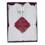 Elegant Embroidered Kittel - Neck Line & Collar Detail