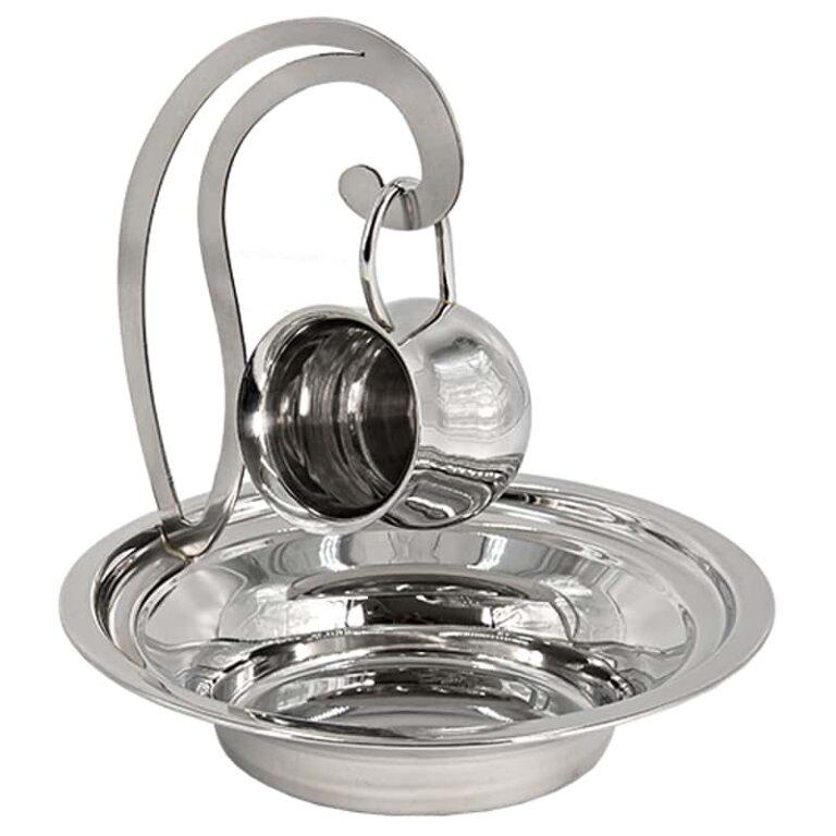 Stainless Steel Mayim Acharonim for Jewish washing of hands after a meal