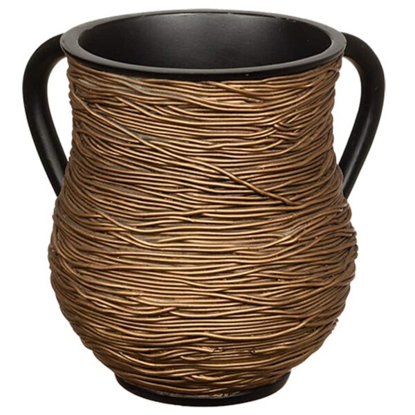 Netilat Yadayim - Gold Polyresin Cup for Washing Hands