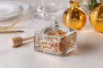 Elegant Crystal Honey Dish - Image 2