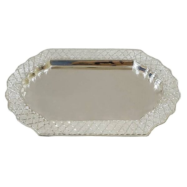 Small silver liquor tray