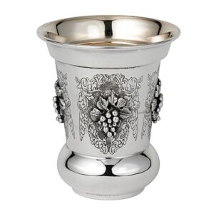Kabbalistic Kiddush Cup Rivers of Eden for Shabbat and Holidays