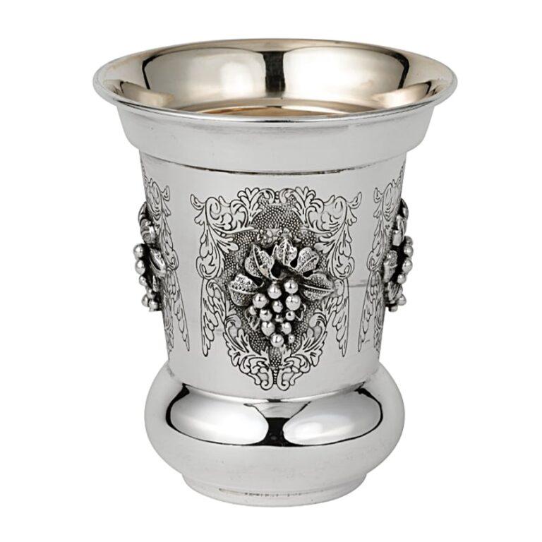 Kabbalistic Kiddush Cup Rivers of Eden for Shabbat and Holidays