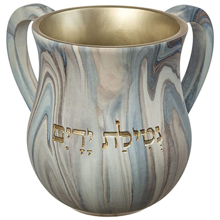 Modern multicolor netilat yadayim polyresin washing cup