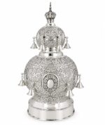 Small Baroque Silver Torah Crown
