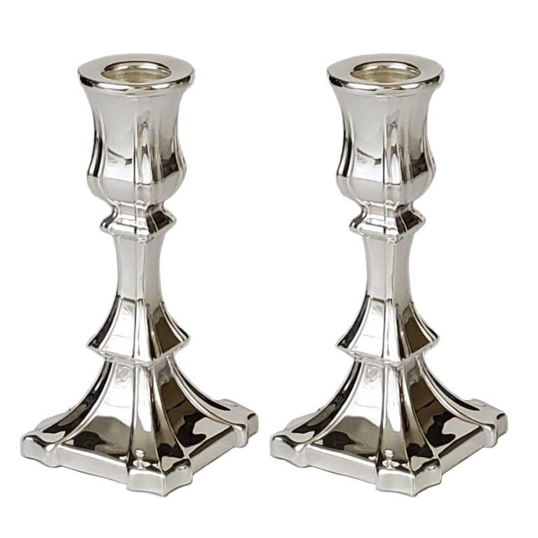 Chalak mini Shabbat silver candlesticks