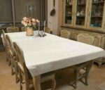 Brocaded table cloth for Shabbat & Jewish Holidays