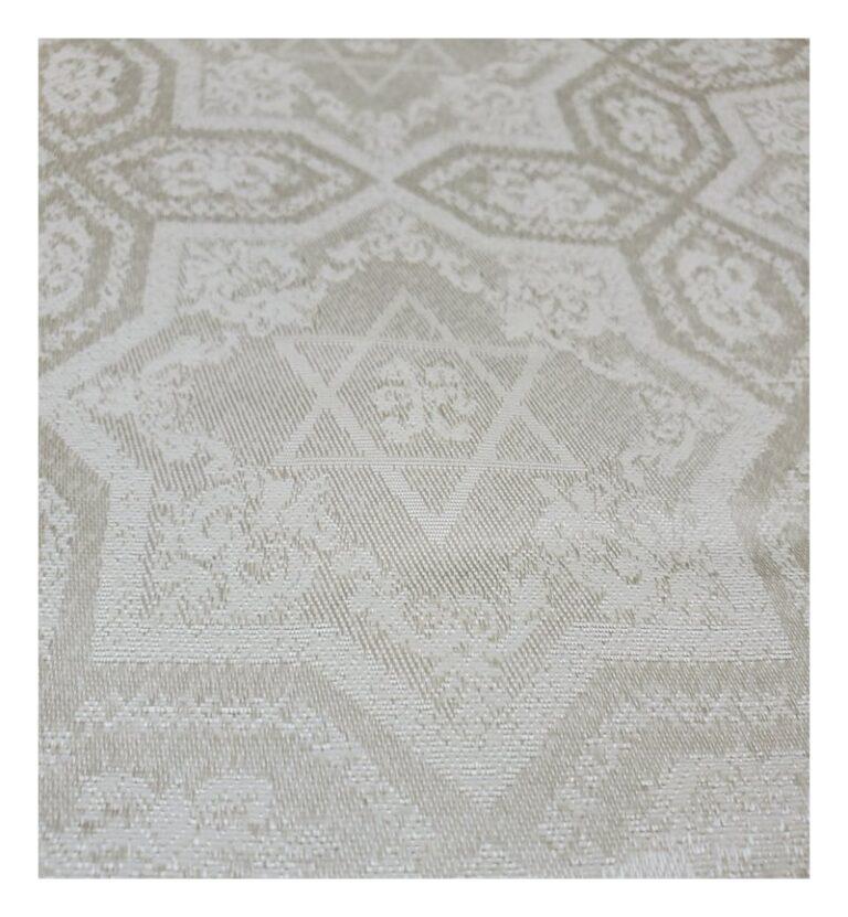 Damask tablecloth Magen David detail